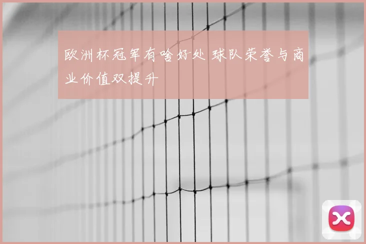 欧洲杯冠军有啥好处 球队荣誉与商业价值双提升